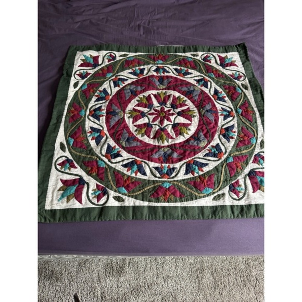 Quilted Pillow sham Bad Zipper‎